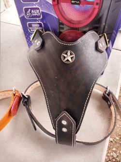 Harness For Strong Dog All Sizes 100% Leather M,L,Xl ( Pecheras Para Perros Grandes Todas Las Medidas)