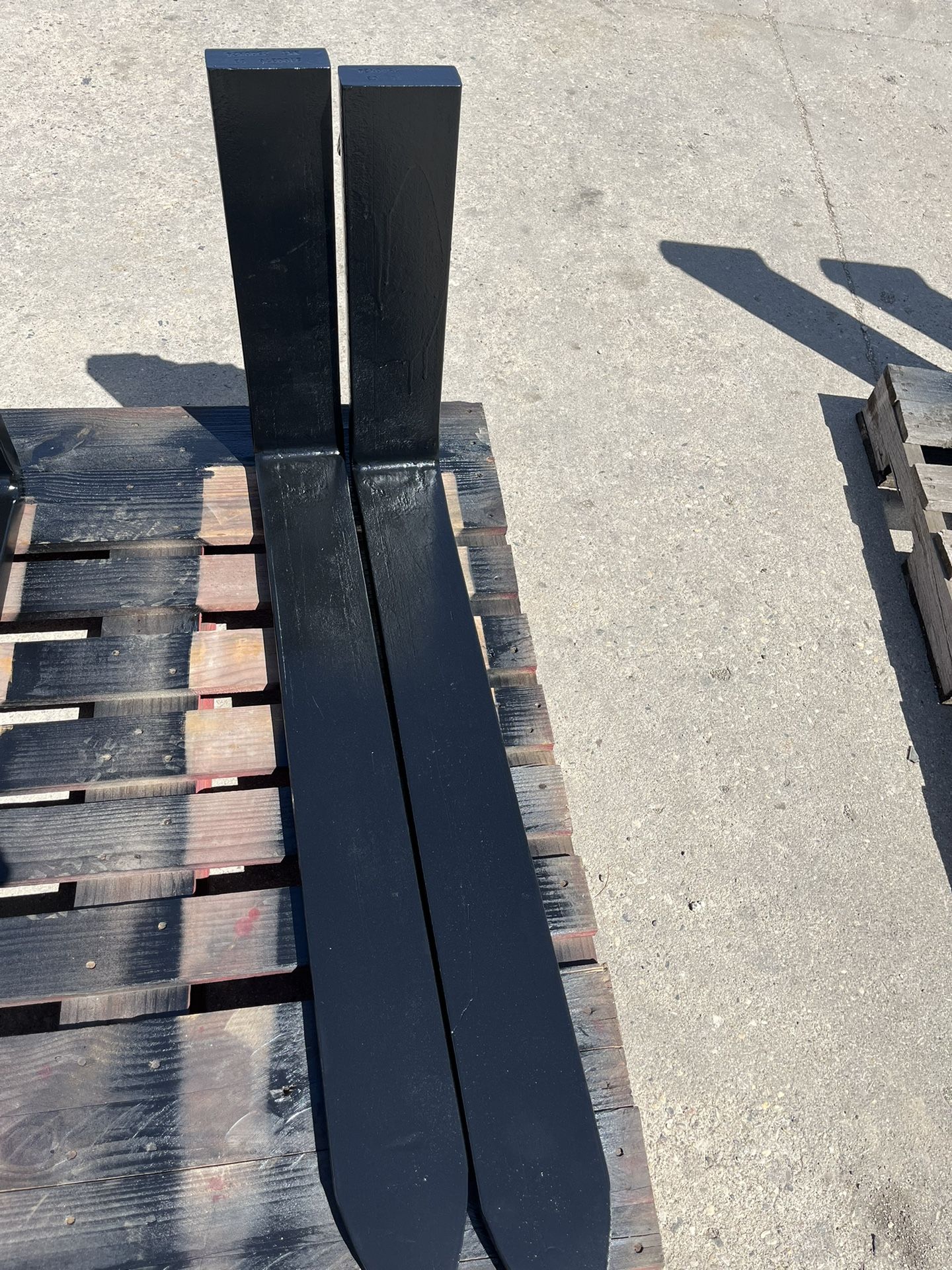 For sale a set of 42 inches long class 2 forklift forks.