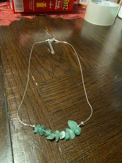 Green Adventurine Gemstone Necklace