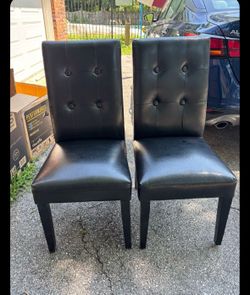 Two Black Chairs