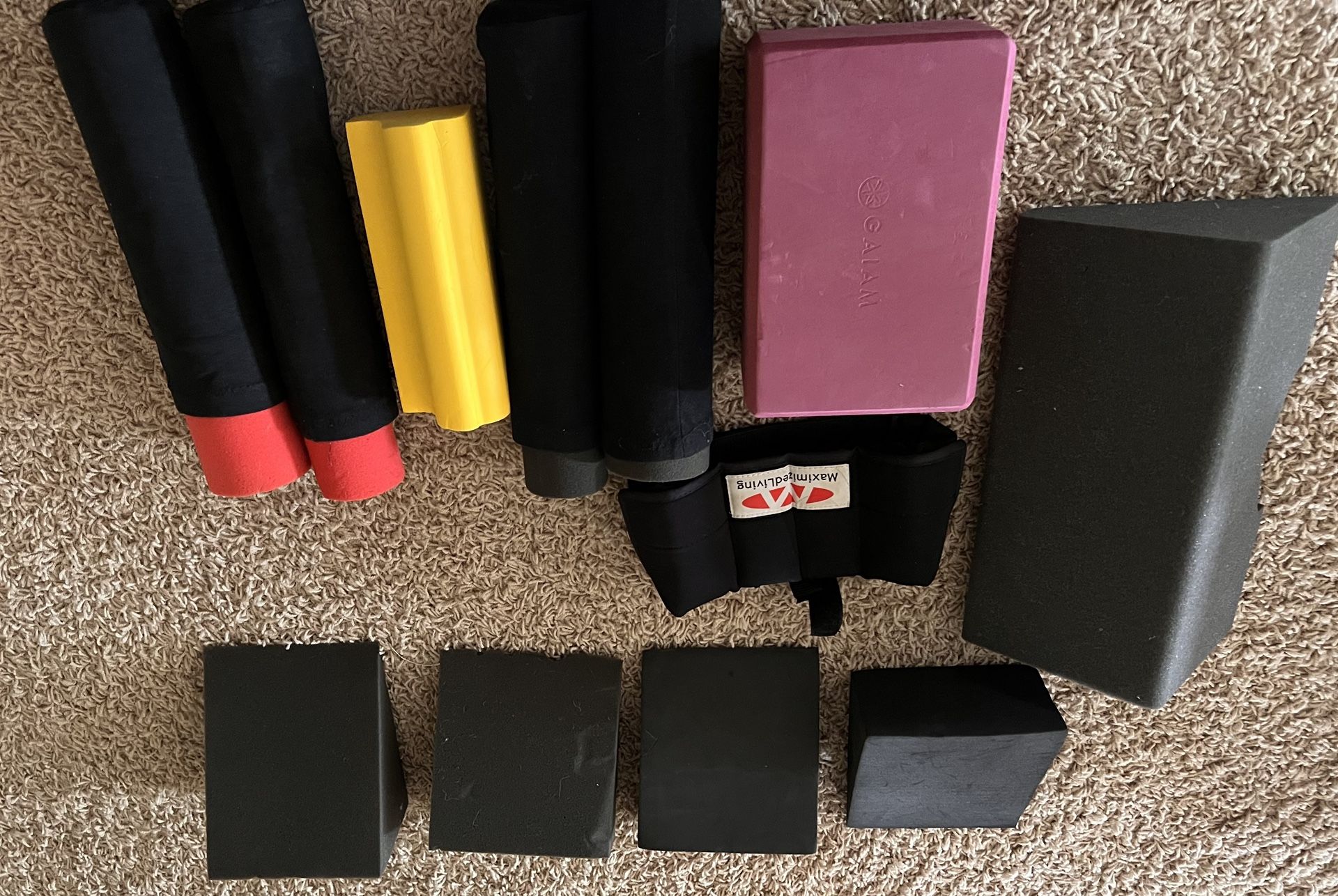 Yoga and Exercise Equipment Set