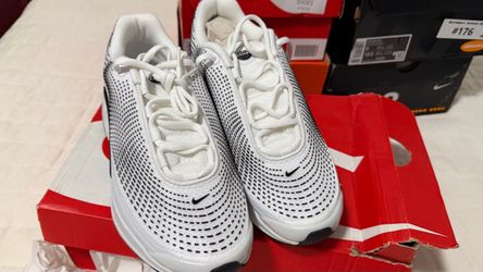 AIR MAX DN WHITE/BLACK-PHOTON DUST BLANC/POUSSIERE DE PHOTON/NOIR size 8 men