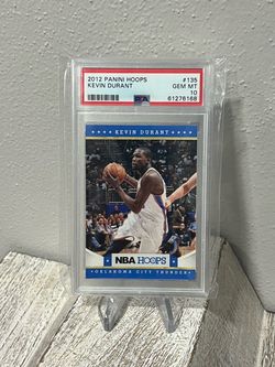 2012 Panini Hoops Kevin Durant #135 Base PSA 10 GEM MINT OKC Thunder