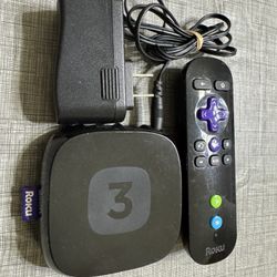 2014 Roku 3; Streaming Media Player With Remote 