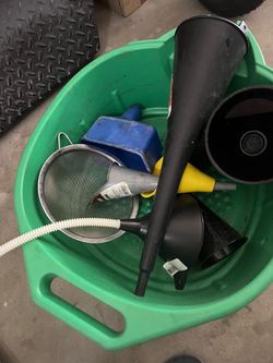 Automotive Funnel and Strainer Lot