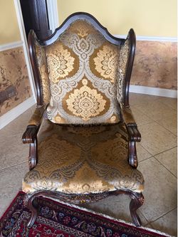 2 traditional living room chairs