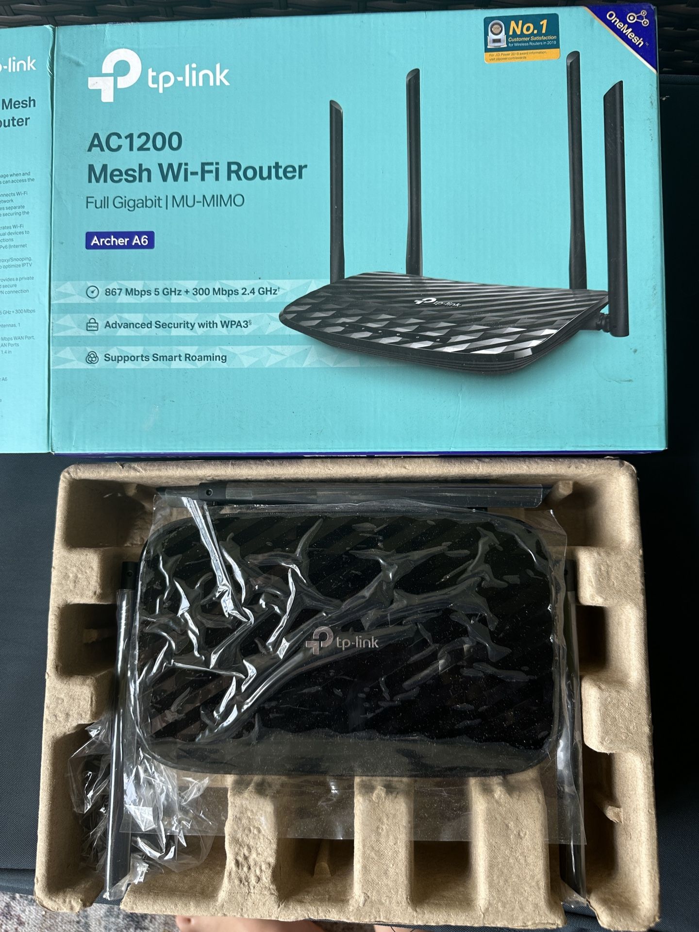 Tp-link AC 1200 Mesh Wi-Fi Router Archer 6