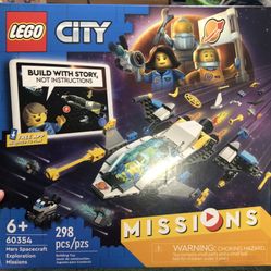 LEGO CITY MISSIONS MARS EXPLORATION MISSIONS NEW IN BOX