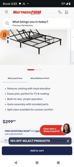 King size adjustable base