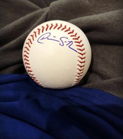 Dom Smith Signed Baseball Mets Nationals 