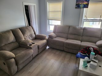Reclining couch set