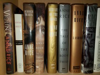 Lot Of 8 Anne Rice Books