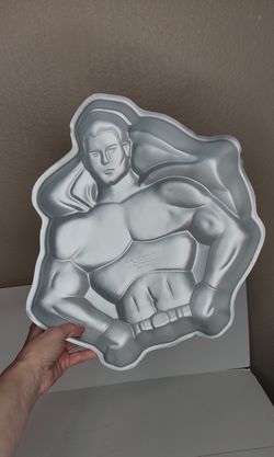 Wilton superman cake clearance pan