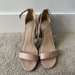 Dusty Pink Ankle Strap Size 11 Heels 