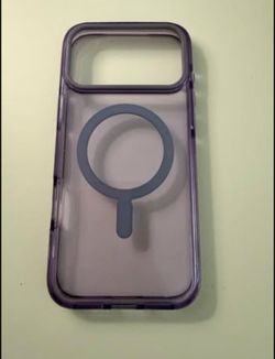 Clear Purple MagSafe 17 PRO MAX iPhone Case