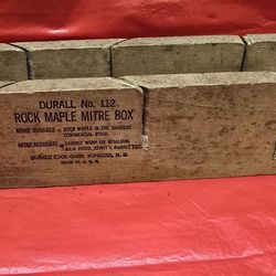 DURALL MITER BOX, VINTAGE      $10