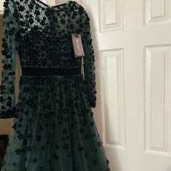 Mac Duggal Emerald Elegant Dress