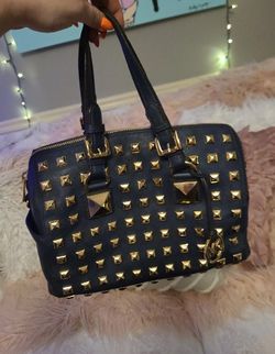 Mk Navy Shoulder Bag