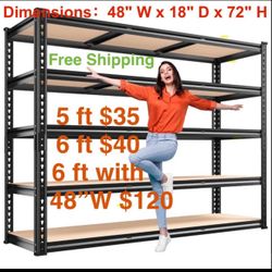 Heavy duty shelves rack