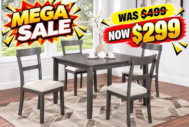 5 PC DINING TABLE