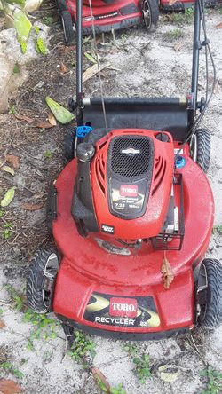 Toro lawnmower w22 front wheel drive 7.25 mower big motor