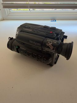 Vintage Sony Handycam Video8 Camcorder – Bundle with Accessories & Bag
