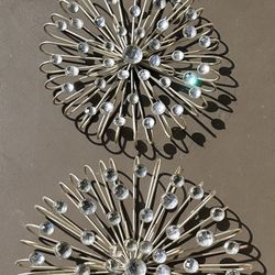 Bling set of starburst wall art pieces