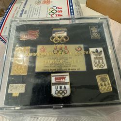 1988 olympic pin sponsor set