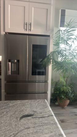 Stainless Steel French Family HubDoor Refrigerator