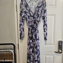 HAANI maxi dress and Lavender body suit