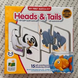 Toddler Puzzle - Heads & Tails