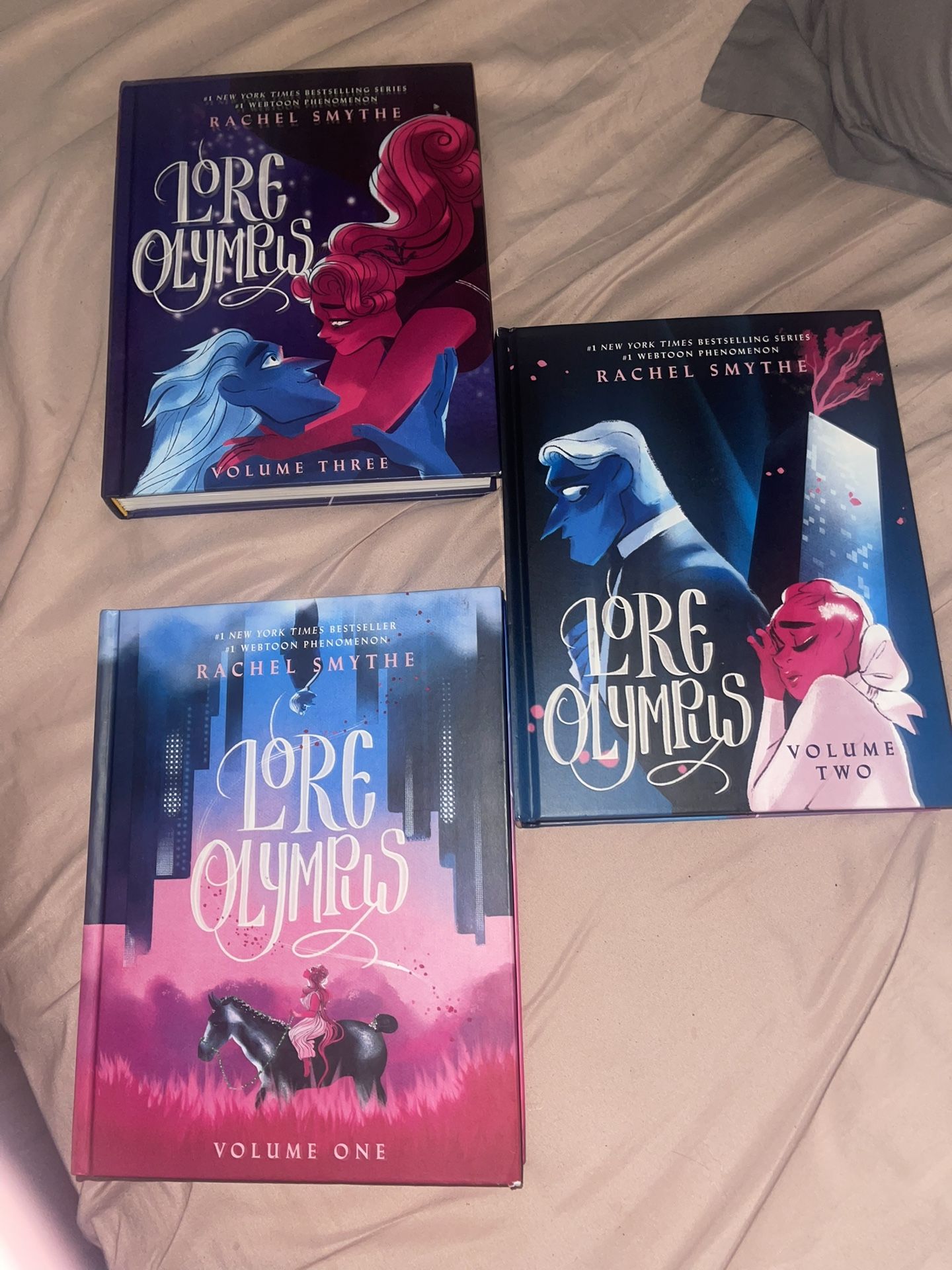 Lore Olympus Hardcover Books Volumes 1-3