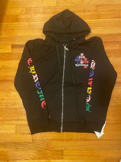 Chrome heart zip up