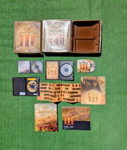 MISSING DISC 1: Age of Empires III Collector's Edition Set: Poster/Discs/Books