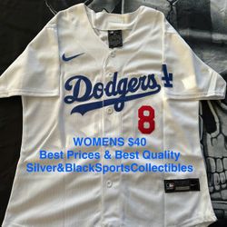 WOMENS STITCHED LOS ANGELES DODGERS JERSEY SIZE SMALL UP TO 2XL Ships Same Day If Ordered Before 3pm PST