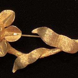 BSK Flower Brooch Or Lapel Pin 