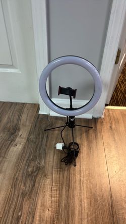 LED Ring Light with Tripod Stand and Phone Holder