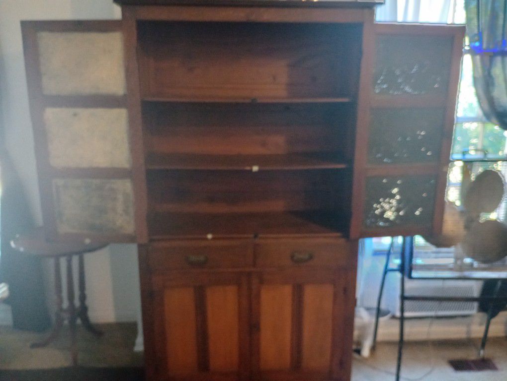 Antique Pie Safe Cabinet 