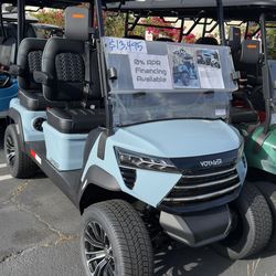 2026 Voyager Commander 72V Golf Cart Street Legal