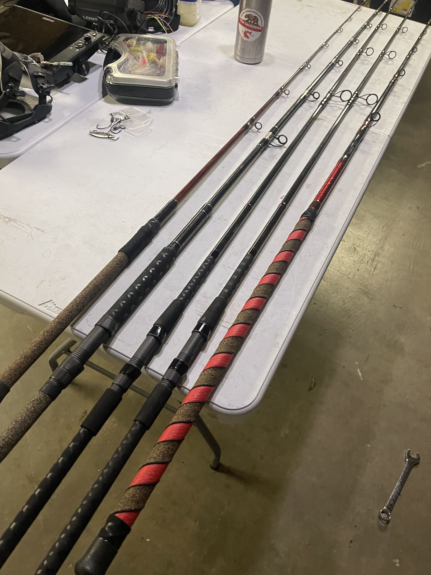 Fishing Rods And Jig Sticks