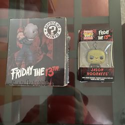 Jason Voorhees funko mystery mini & pop keychain bundle new