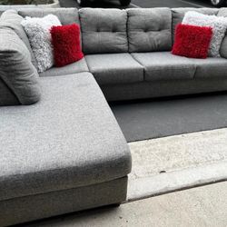 Grey Sectional Couch 