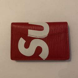 Red Leather Wallet Brand New