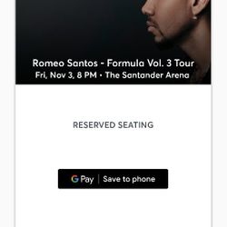 2 Romeo Santos Tickets