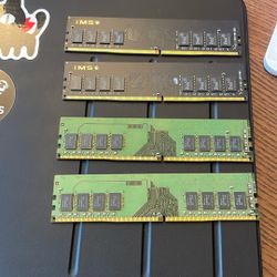 RAM ddr4 2666 mhz 32gb (4x 8gb)