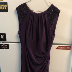 Long Purple Dress