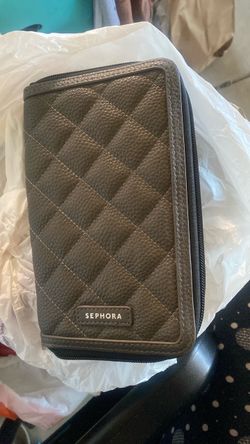 Sephora Quilted Zip-Around Cosmetic Bag