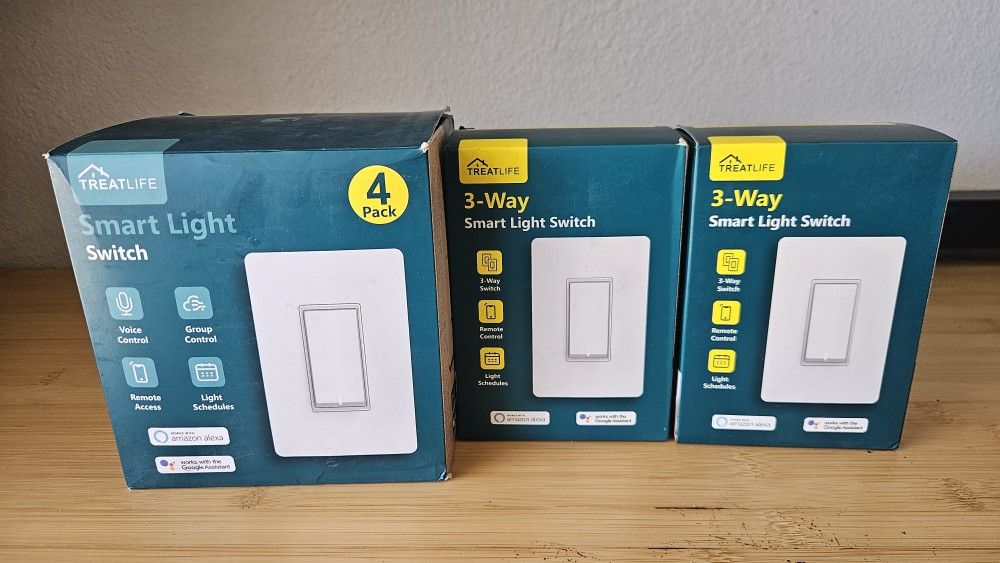5 SMART LIGHT SWITCHES 