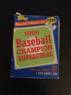 1986 baseball set
