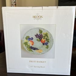 Crystal Fruit basket Large Bowl For Special Occasions!